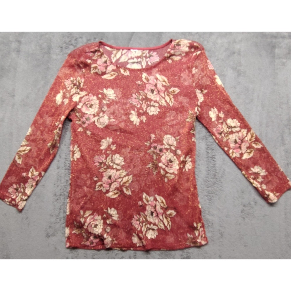 Y2K sheer top red shimmery pink roses tattoo layer goth preppy romantic beach